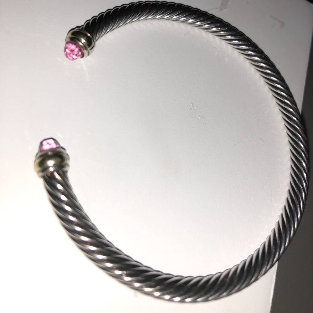 David Yurman pink Tourmaline Bangle